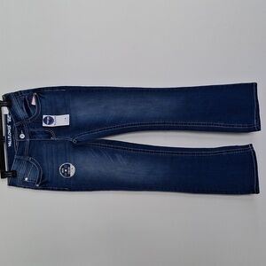 NWT Wallflower Junior's 3/26 Feisty Curvy Low-Rise Slim Flare Jeans